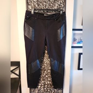 Black Moto Leggings (Size 16)